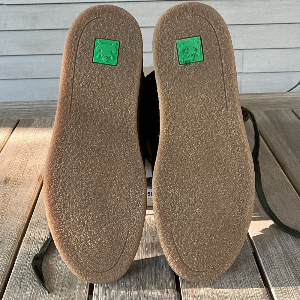 El Naturalista Boots size 41. Silk Suede Forest Green. - Picture 8 of 8